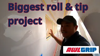My Biggest Awlgrip roll and tip project(the whole process)