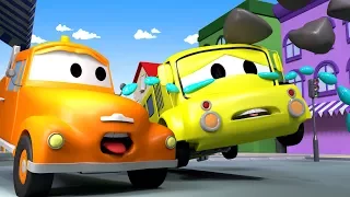 Tom la Dépanneuse et Lily le bus dans la Ville des VOITURES | Dessins animés pour les enfants