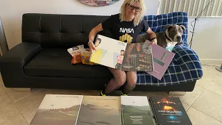 Hudson & Karla Unboxing Gifts of Vinyl Records, Books & Dog Treats from Patreon/YT Member David Lee