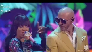 Nati Natasha -pitbull -Daddy yankee en vivo Premio juventud 2010