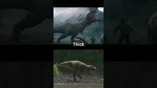 Jurassic world T rex vs accurate T rex #shorts