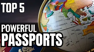 TOP 5 MOST POWERFUL PASSPORTS I  Global Travel Guide 🌍✈️ #travelguide #passport #powerfulpassport