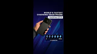 World’s Fastest Charging Smartphone | 100% in 9 minutes | Realme GT3