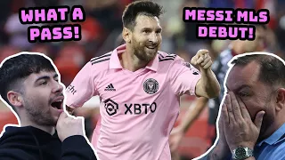 MESSI MLS DEBUT! HIGHLIGHTS: New York Red Bulls vs. Inter Miami CF! British Father and Son Reacts!