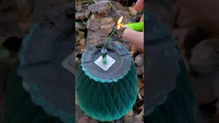 0.5 gram firecracker breaks pot!🧨💣 #fireworks #diy #damn #loud #wow #shorts