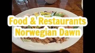 Norwegian Dawn Food & Restaurants, Jan 2022