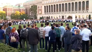 Teen charged after attacking student hanging pro-Israel posters at Columbia University