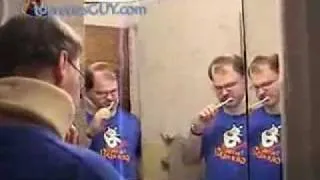 Tourettes Guy Brushing His Teeth