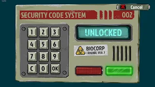 Walking Zombie 2 | BIOCORP Terminal Ver.1 Security Code 002