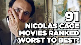 Ranking Every Nicolas Cage Movie Worst To Best