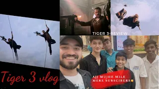 Tiger 3 Vlog || SRK Ki Dhamake Dar Entry🤩 || Ajj Mujhe Mere Subscribers Mile🥰