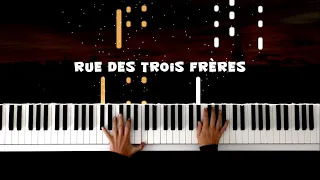 Rue des trois frères Fabrizio Paterlini Piano Tutorial Piano Cover