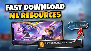 HOW TO FAST DOWNLOAD ML RESOURCES LATEST PATCH | MANUAL DOWNLOAD ML RESOURCES