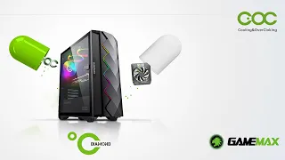 GameMax Diamond COC Chassis,Patent Cooling&Overclocking Chassis with active turbo fan on MB plate