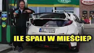 Ile minimalnie spali Honda Civic TypeR w mieście?