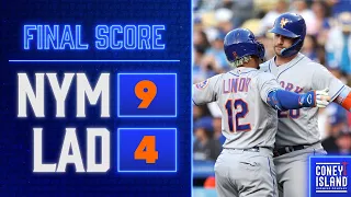 Alonso Homers Twice in Mets Win Over LA