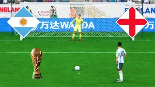 Argentina vs England / Penalty Shootout / World Cup Final / Messi vs Kane / FIFA 23 Gameplay 4K