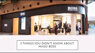 5 Things You Didn't Know About Hugo Boss