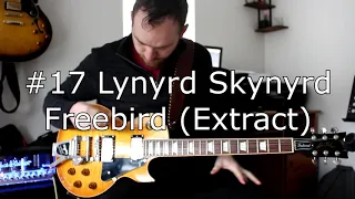 Lynyrd Skynyrd -  Freebird - Guitar Solo Cover [Extract]