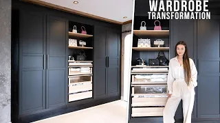 EXTREME BUILT IN WARDROBE TRANSFORMATION USING IKEA PAX!