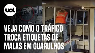 Brasileiras presas na Alemanha: Veja como o tráfico troca etiquetas de malas em Guarulhos