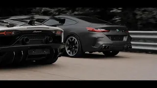 BMW M8 VS LAMBORGHINI AVENTADOR SVJ (4K)