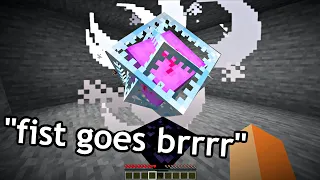 george in minecraft manhunts be like