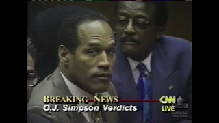 OJ Simpson Trial Verdict (10-03-1995) CNN