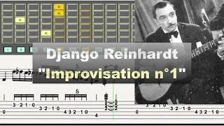 Django Reinhardt - "Improvisation n°1" (1937) - Gill & Jazz Transcription