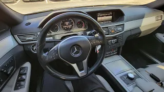 Blue Silver 2013 Mercedes E350 Bluetec 3.0l Pre-purchase Inspection test drive video by #karcheckz