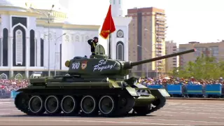 Астана. Парад на 9 мая. 2015 год. Видео сборка.