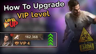 state of survival How to upgrade VIP in state of survival game