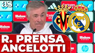 VILLARREAL - REAL MADRID | Ancelotti, rueda de prensa COMPLETA