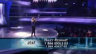 Haley Reinhart - You Oughta Know - w/ Judges Comments American Idol Top 3 Performances 5/18/11