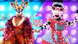 Gazelle & Cow Sing "I Will Survive" By Gloria Gaynor | Masked Singer | S10 E8