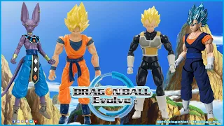 Target & Walmart Exclusives! Dragon Ball Evolve SSJ Goku, SSJ Vegeta, Beerus & Vegito | HNE Toys