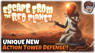 Unique New Action Tower Defense!! | Let's Try Escape From the Red Planet