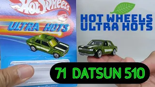 Hot Wheels Ultra Hots 2024, 71 Datsun 510 unboxing dan review