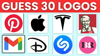 Can You Guess 30 Logos in Just 3 Seconds? | Ultimate Logo Challenge! 2024 Part 1
