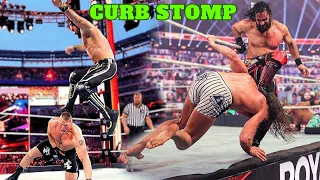 Seth Rollins' Most Dangerous Curb Stomp: Compilation