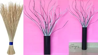 Room decor with broom sticks | Broom stick craft | Broom sticks reuse ideas | Room decoration ideas