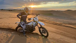 Mongolia Nomadic Off- Road - White Lake Motorbike Tour Day 1 (Husqvarna FE450)