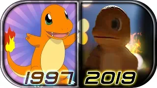 EVOLUTION of 🔥CHARMANDER🔥 in Movies Cartoons Anime TV (1997-2019) Pokémon: Detective Pikachu scene