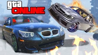 EPIC SNOW RACE IN GTA 5 ONLINE (GTA 5 FUNNY MOMENTS) #156