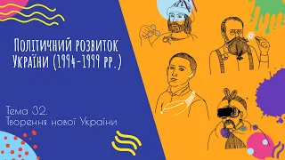 Аудіо "Політичний розвиток України (1994-1999 рр.)" | Підготовка до ЗНО