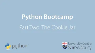 Python Bootcamp Part Two: The Cookie Jar