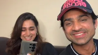 Ayesha Khan and Abhishek Kumar live.. For khali bottle promotion.... #abhishek #viral #ayeshakhan