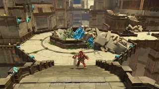 Knack 2 - 4-2 Within The Walls: Lower Bridge Cutscene, Sunstone Bomb Completed Part Location