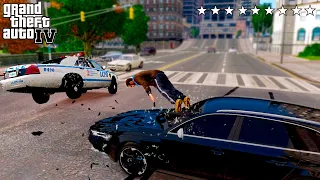 GTA 4 CAR CRASHES COMPILATION. Ep. 46 (Ragdolls, Crashes, Real Damage)