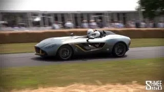 Aston Martin CC100 - Flybys on Track at Goodwood